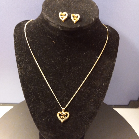 Necklace Set Mom and Heart Pendant Woman Gold Layered/Oro Laminado - Picture 8 of 12